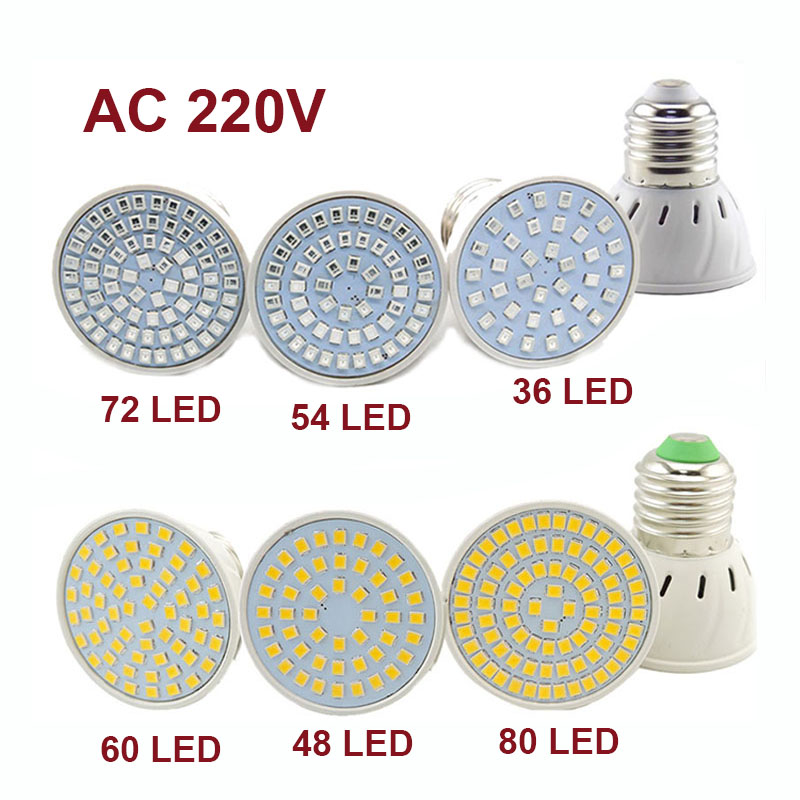 Plant Grow Light Full Spectrum - LED 전구 식물 성장등 E27 온실