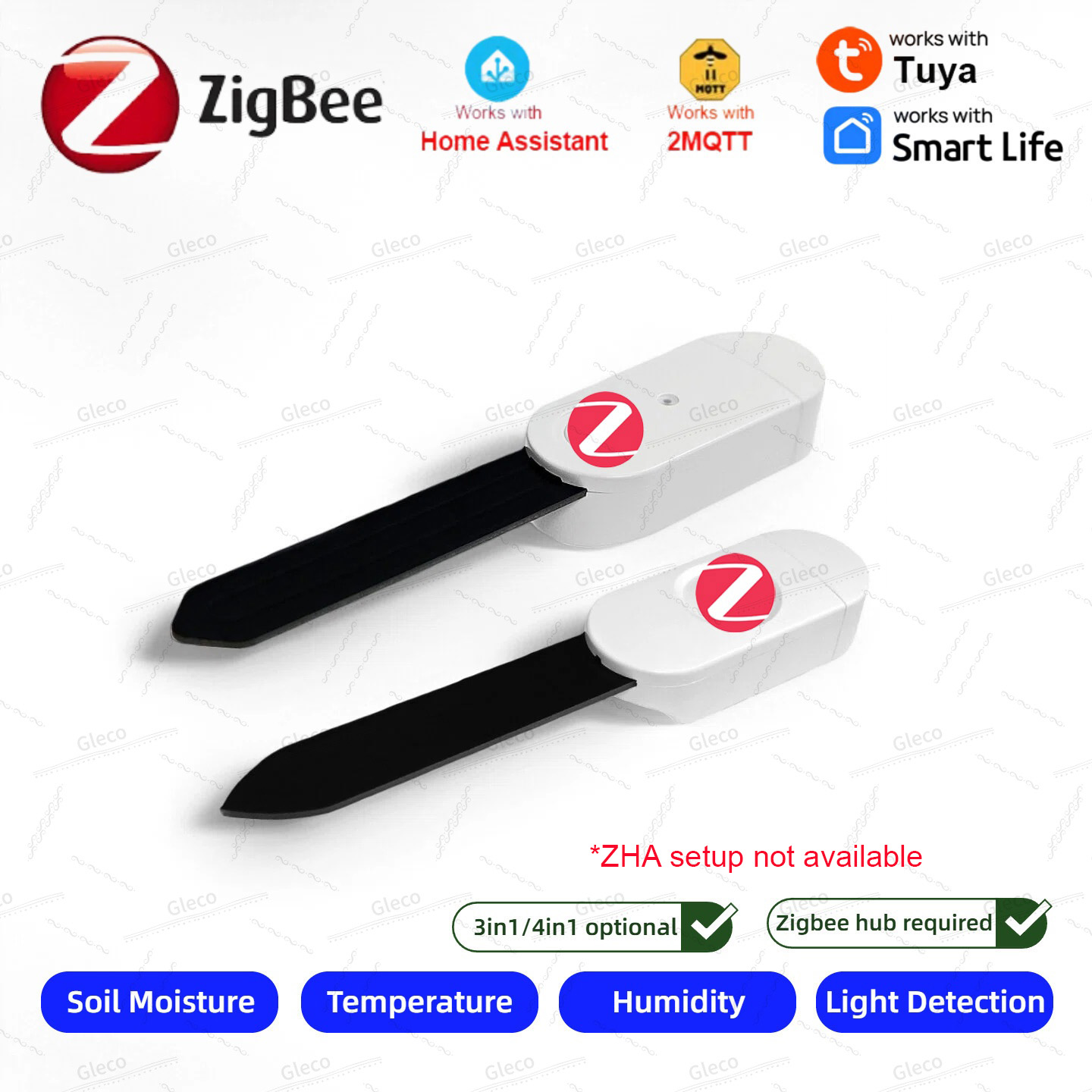 Smart Soil Sensor - Zigbee 토양 수분 센서 미터 온도