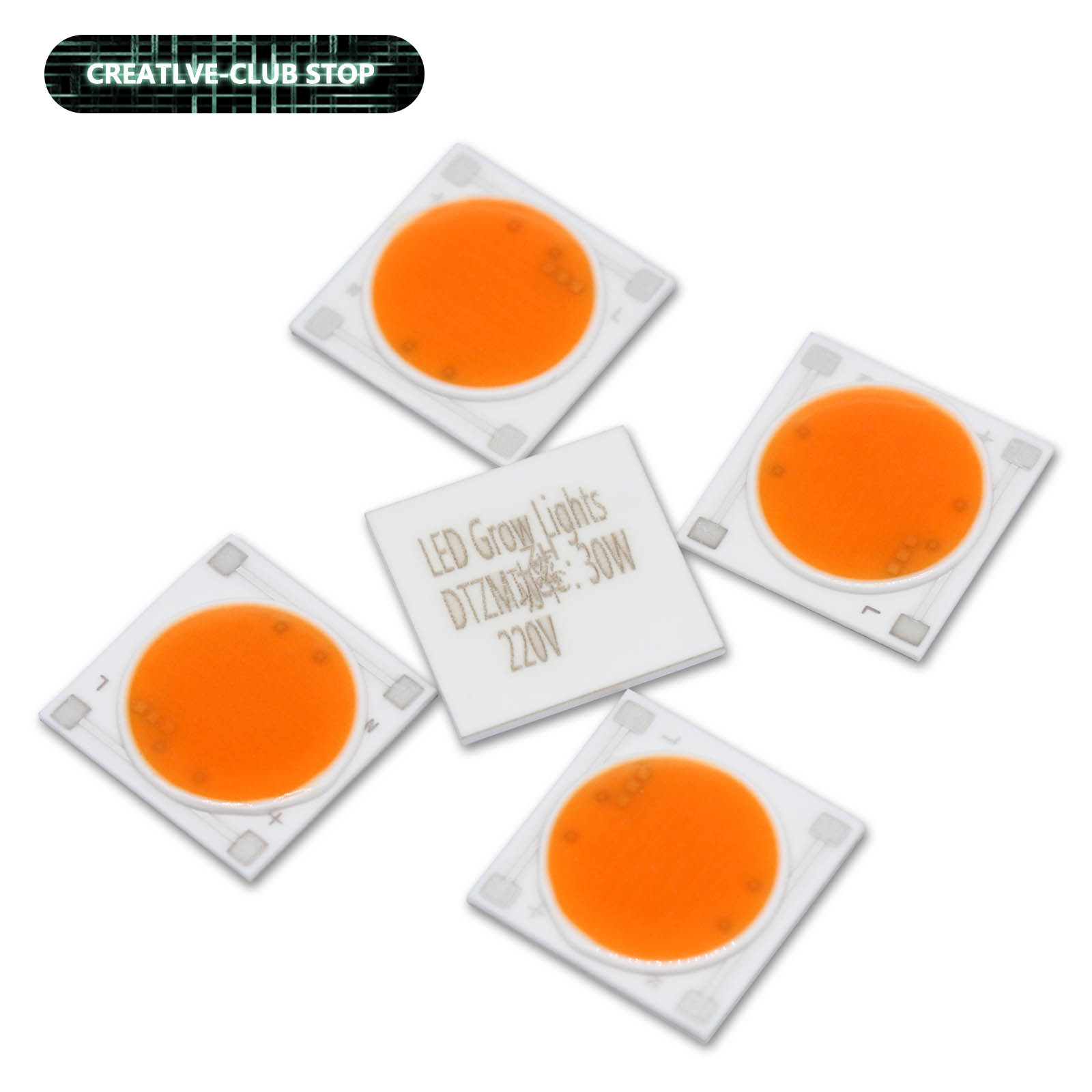 Plant Grow Light Full Spectrum - 세라믹 베이스 LED COB 칩 풀