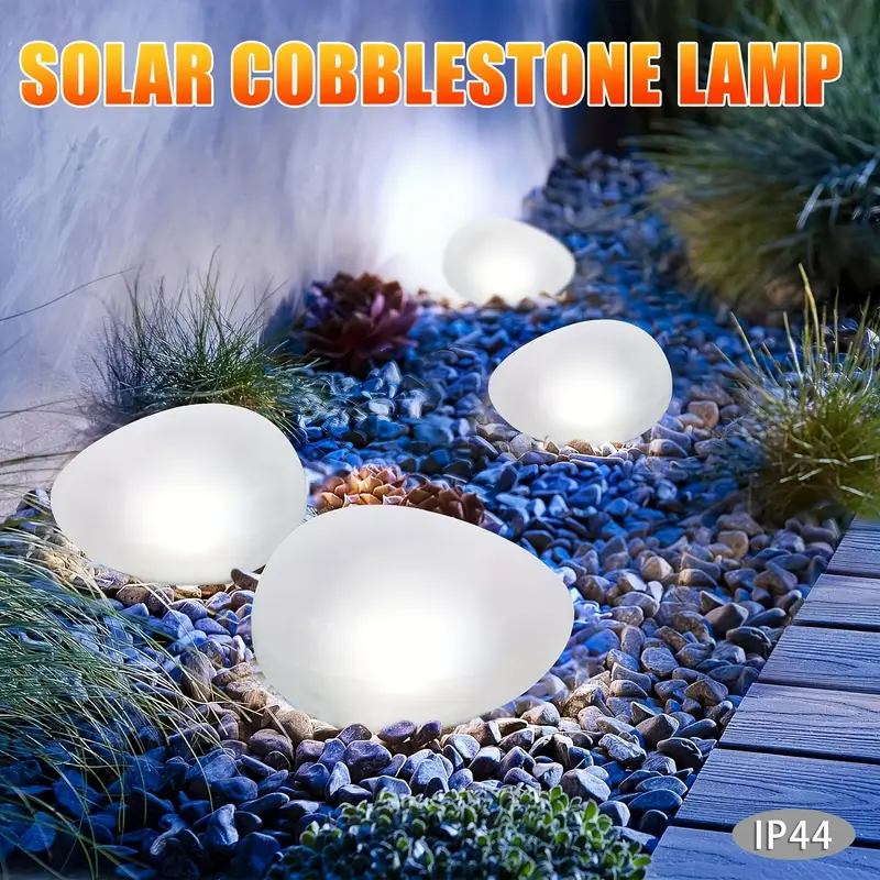 Smart Led Garden - 1/2팩 태양광 조약돌 조명 - 정원/파티오용