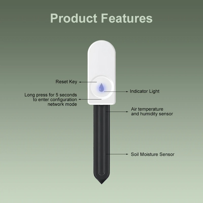 지그비 스마트 토양 수분 센서 측정기, 정원용 토양 수 - Smart Soil Sensor 리뷰 및 가격