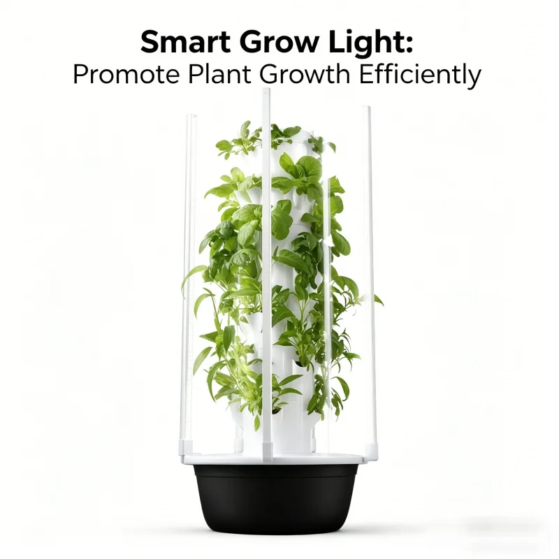 5층 스페이스트리 수경재배 타워 실내 스마트 채소 허브 - Smart Garden Light 리뷰 및 가격