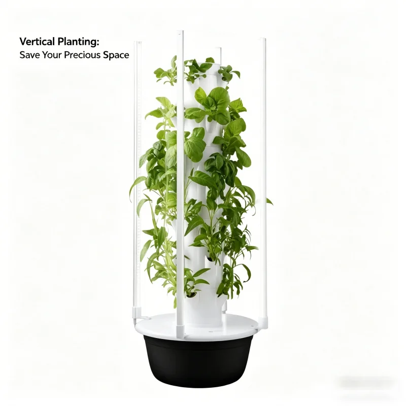 5층 스페이스트리 수경재배 타워 실내 스마트 채소 허브 - Smart Garden Light 리뷰 및 가격