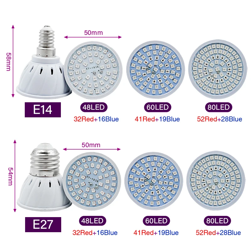 식물 램프 전체 스펙트럼 LED 성장 빛 AC220V  - Plant Grow Light Full Spectrum 리뷰 및 가격