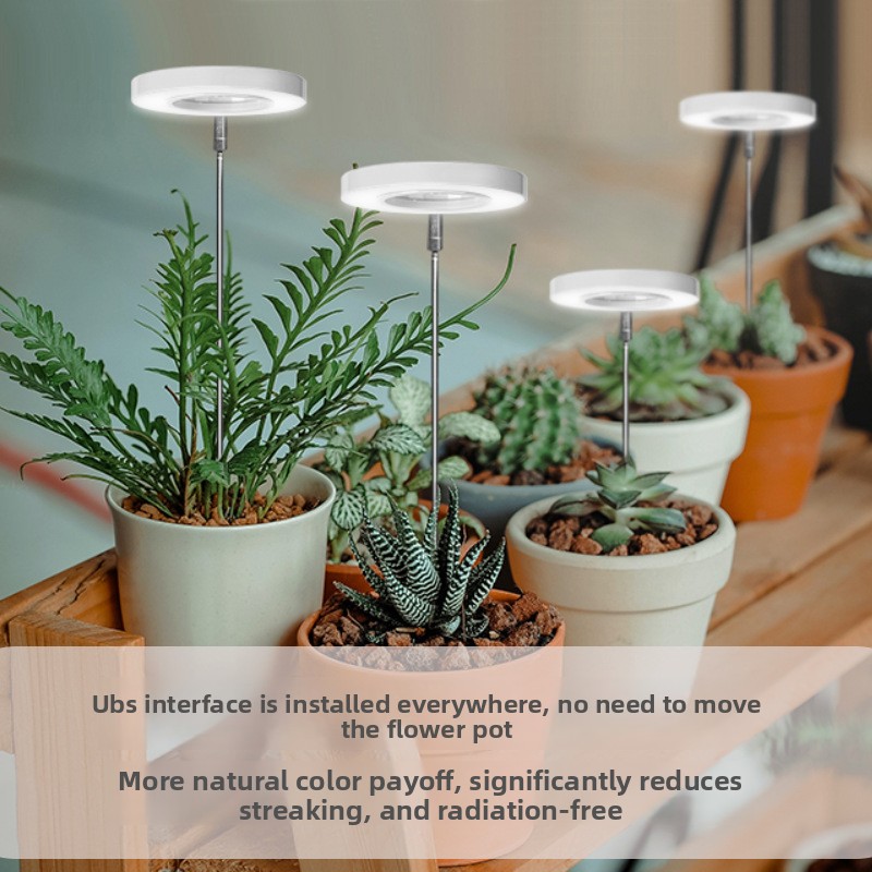 타이밍 조절 가능한 엔젤 링 LED 보조 조명, 접이식 - Plant Grow Light Full Spectrum 리뷰 및 가격