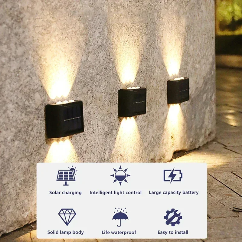 LED 태양광 조명 야외 방수 솔라 벽등 위아래 발광  - Smart Garden Solar 리뷰 및 가격