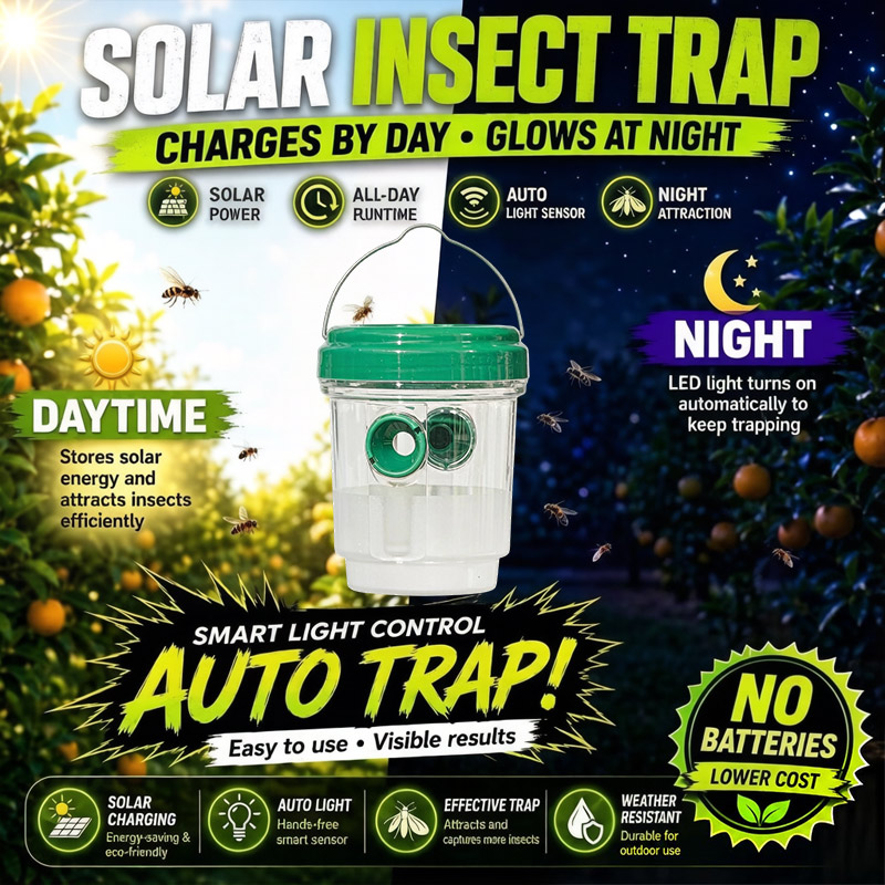 태양광 과일 파리 트랩 정원 과수원 소형 날벌레 트랩  - Smart Garden Light 리뷰 및 가격