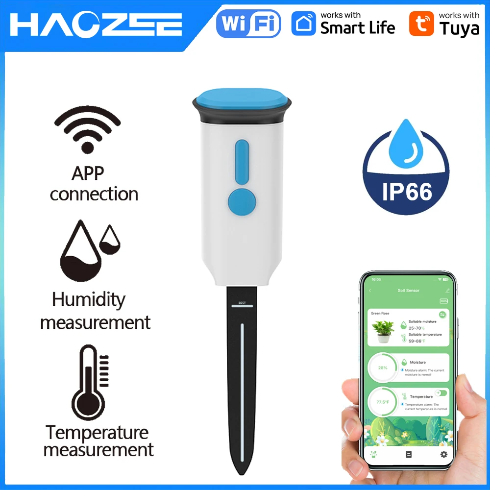 Haozee Tuya 스마트 WiFi 토양 수분 센서  - Smart Soil Sensor 리뷰 및 가격