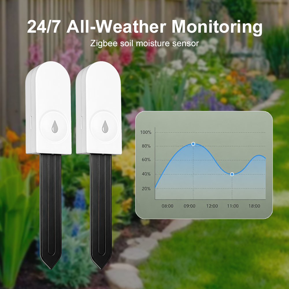 Zigbee 3.0 토양 수분 센서 온도 및 습도 온습 - Smart Soil Sensor 리뷰 및 가격
