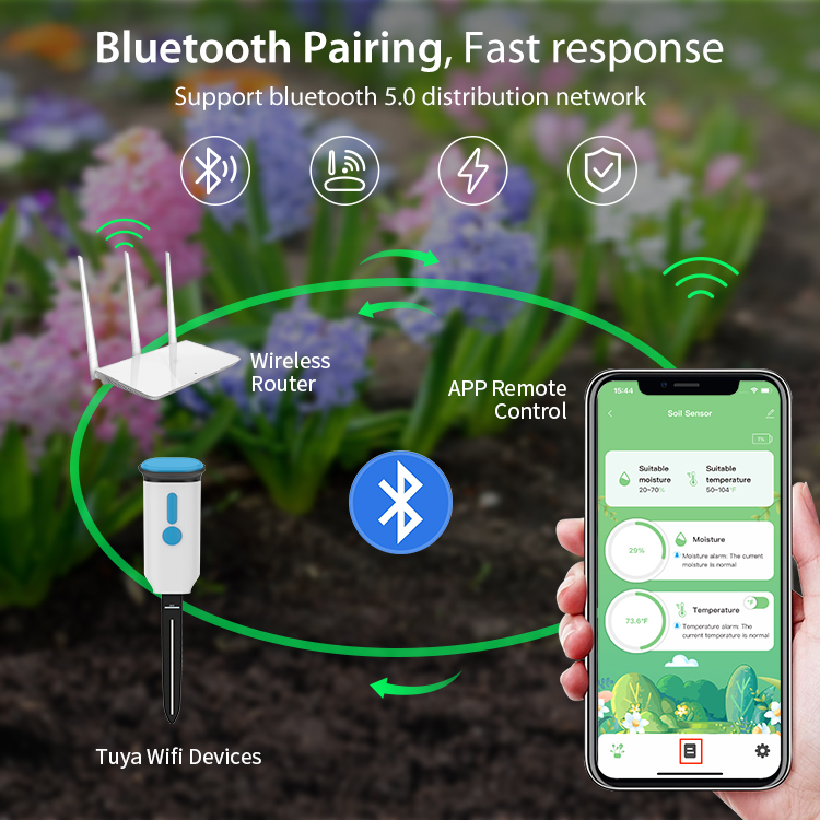Tuya 스마트 토양 수분 센서 WiFi 및 블루투스  - Smart Soil Sensor 리뷰 및 가격