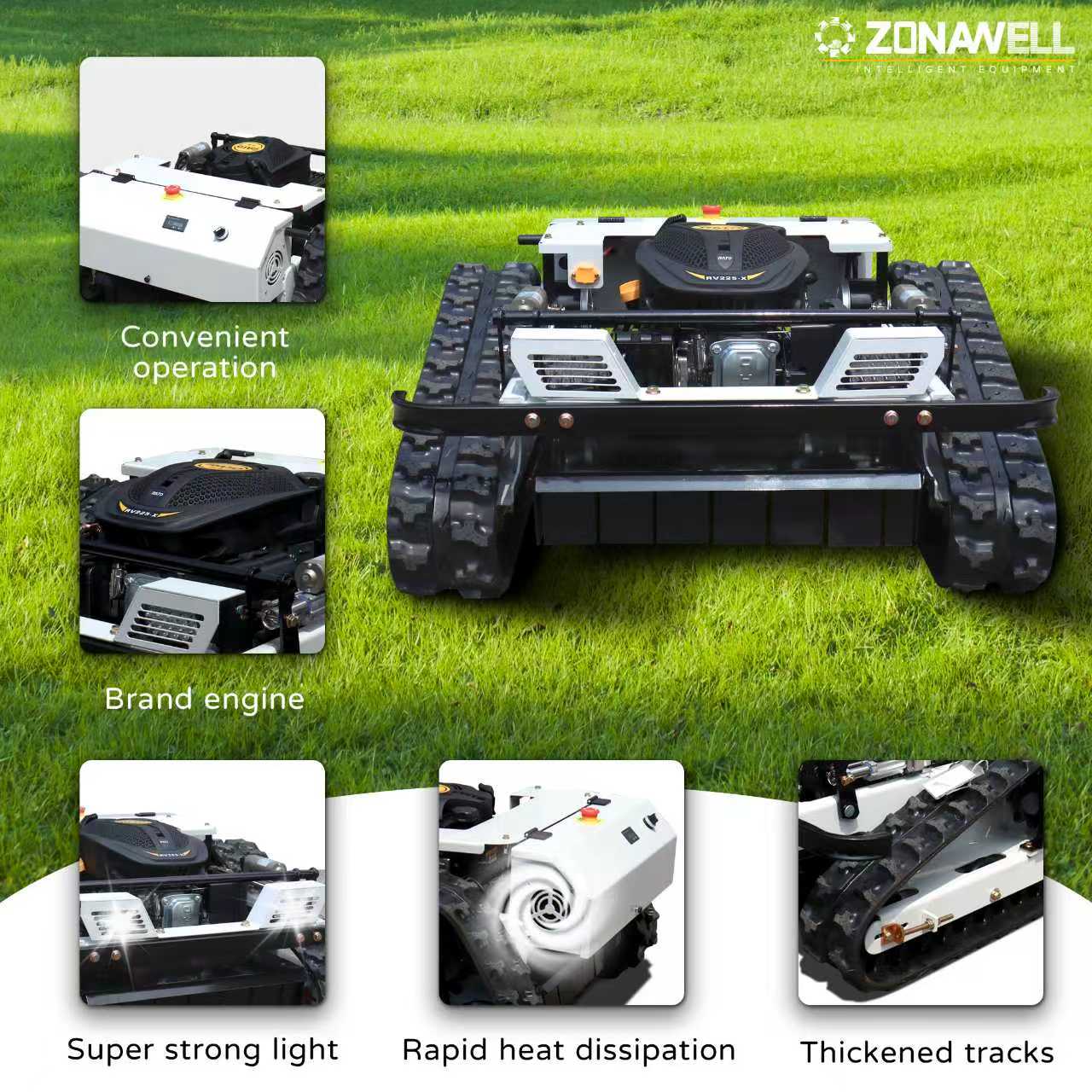 맞춤형 원격 제어 잔디 깎는 기계 크롤러 4행정 무선  - Smart Garden Click And Grow 리뷰 및 가격