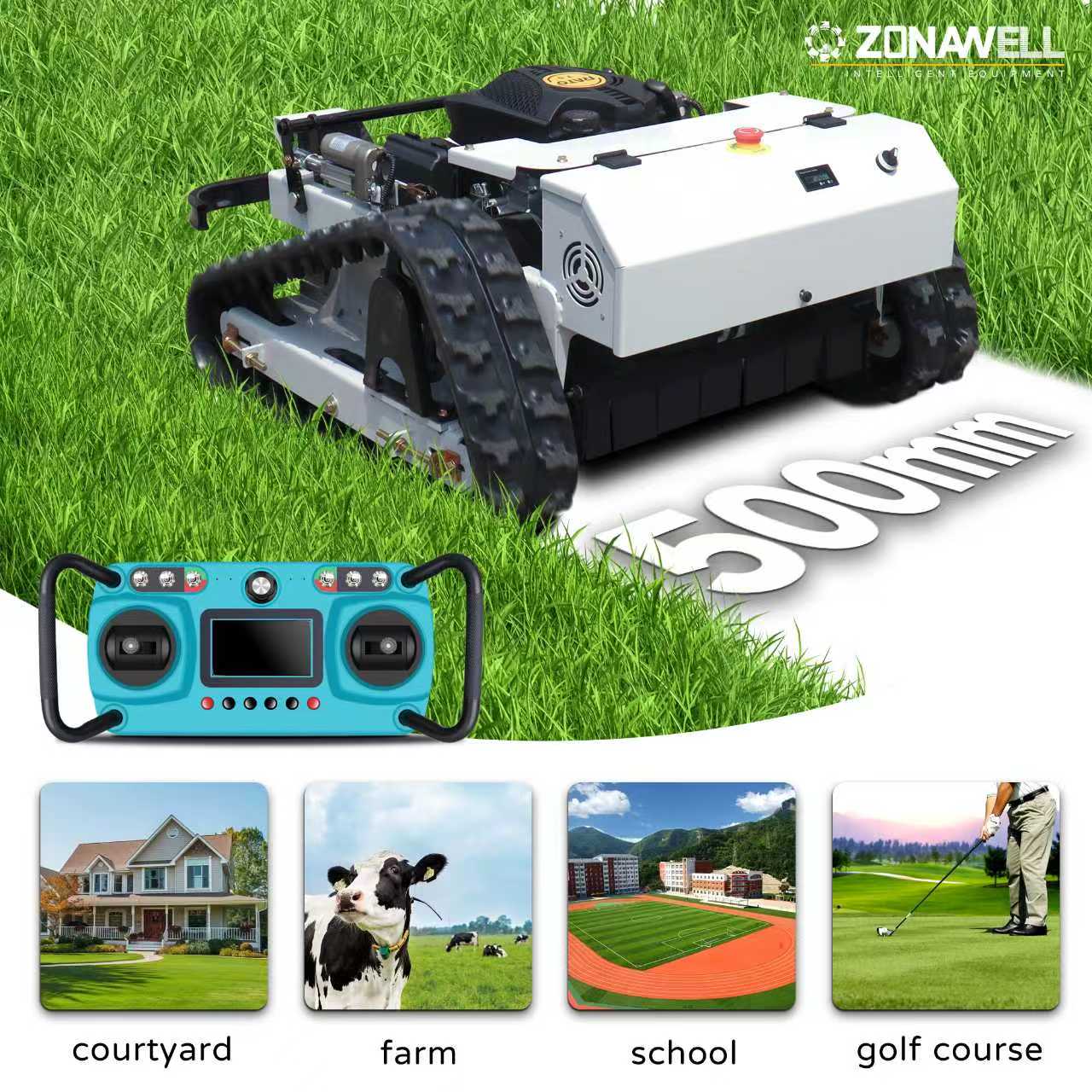 맞춤형 원격 제어 잔디 깎는 기계 크롤러 4행정 무선  - Smart Garden Click And Grow 리뷰 및 가격
