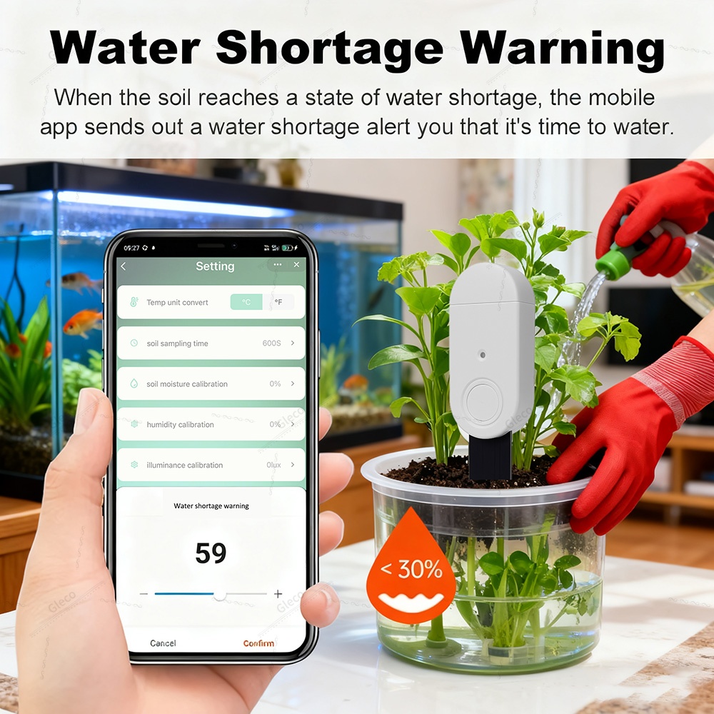 4in1 Zigbee 토양 수분 온도 습도 센서(정원  - Smart Garden Light 리뷰 및 가격