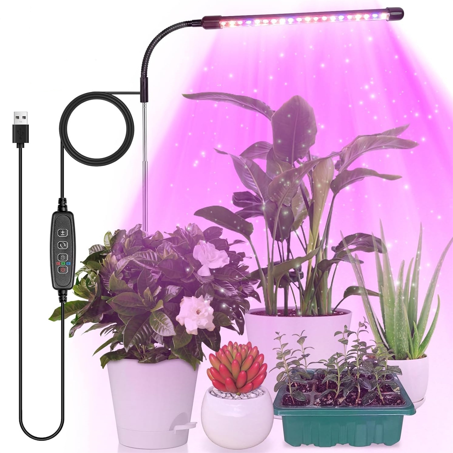 3 색 USB 성장 램프 식물 전체 스펙트럼 성장 빛  - Plant Grow Light Full Spectrum 리뷰 및 가격