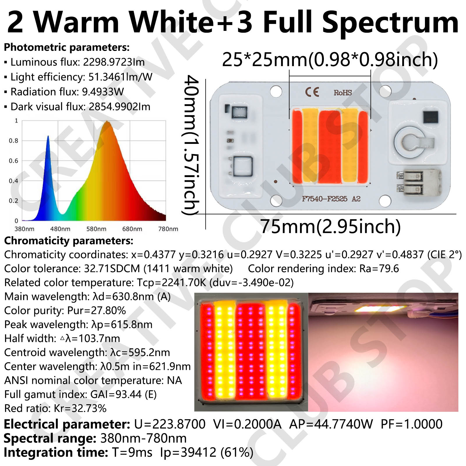 LED COB 칩 용접 무료 220V 피토 램프, 플레 - Plant Grow Light Full Spectrum 리뷰 및 가격