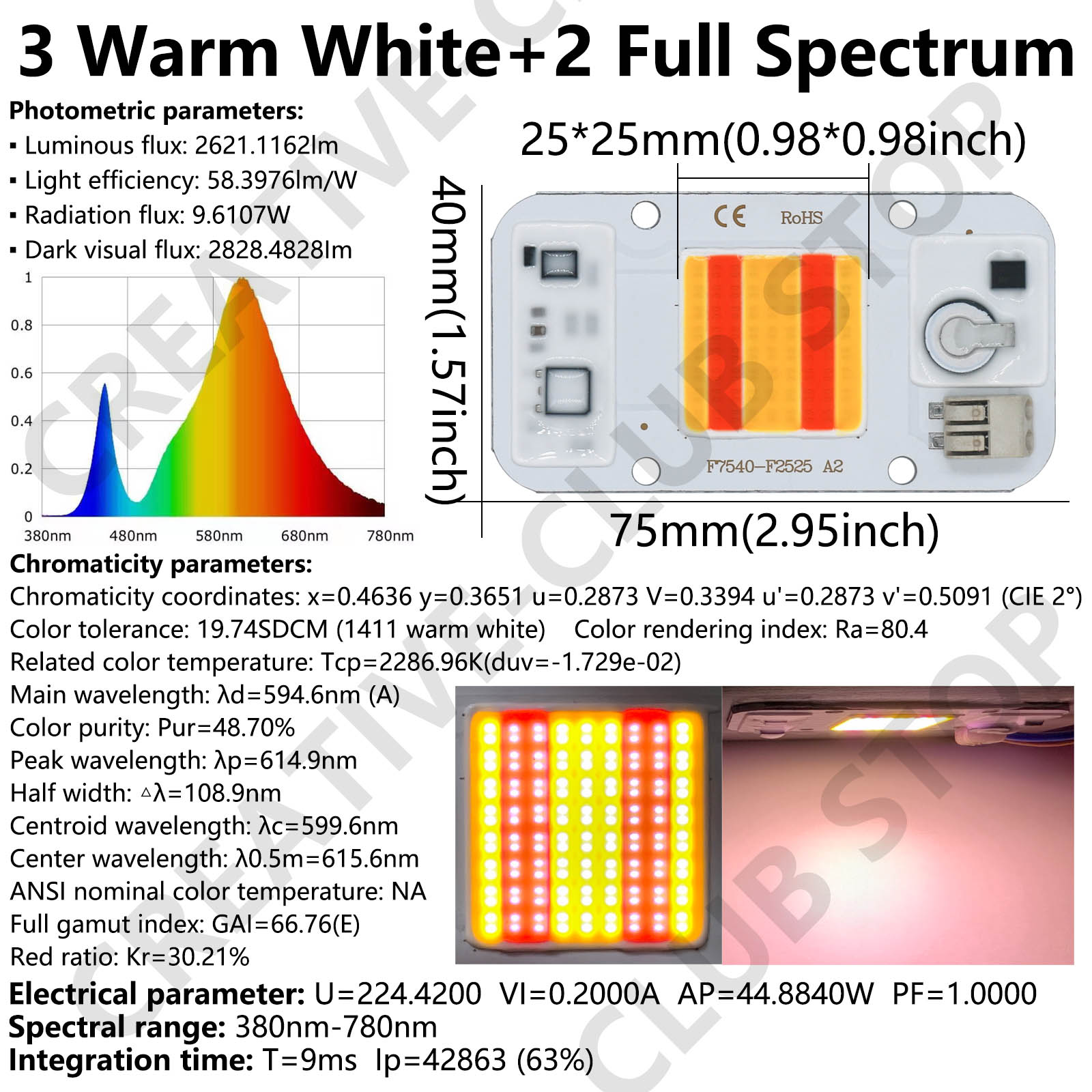 LED COB 칩 용접 무료 220V 피토 램프, 플레 - Plant Grow Light Full Spectrum 리뷰 및 가격