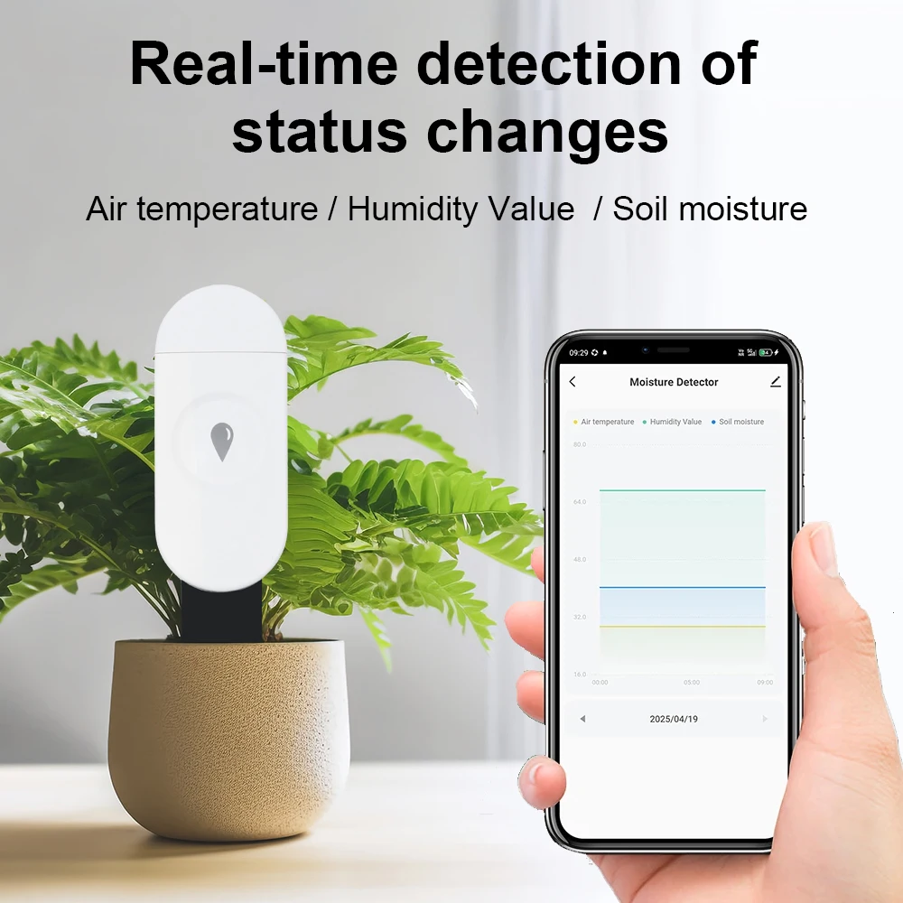 Tuya Zigbee 온도 습도 수분 감지기 스마트 토 - Smart Soil Sensor 리뷰 및 가격