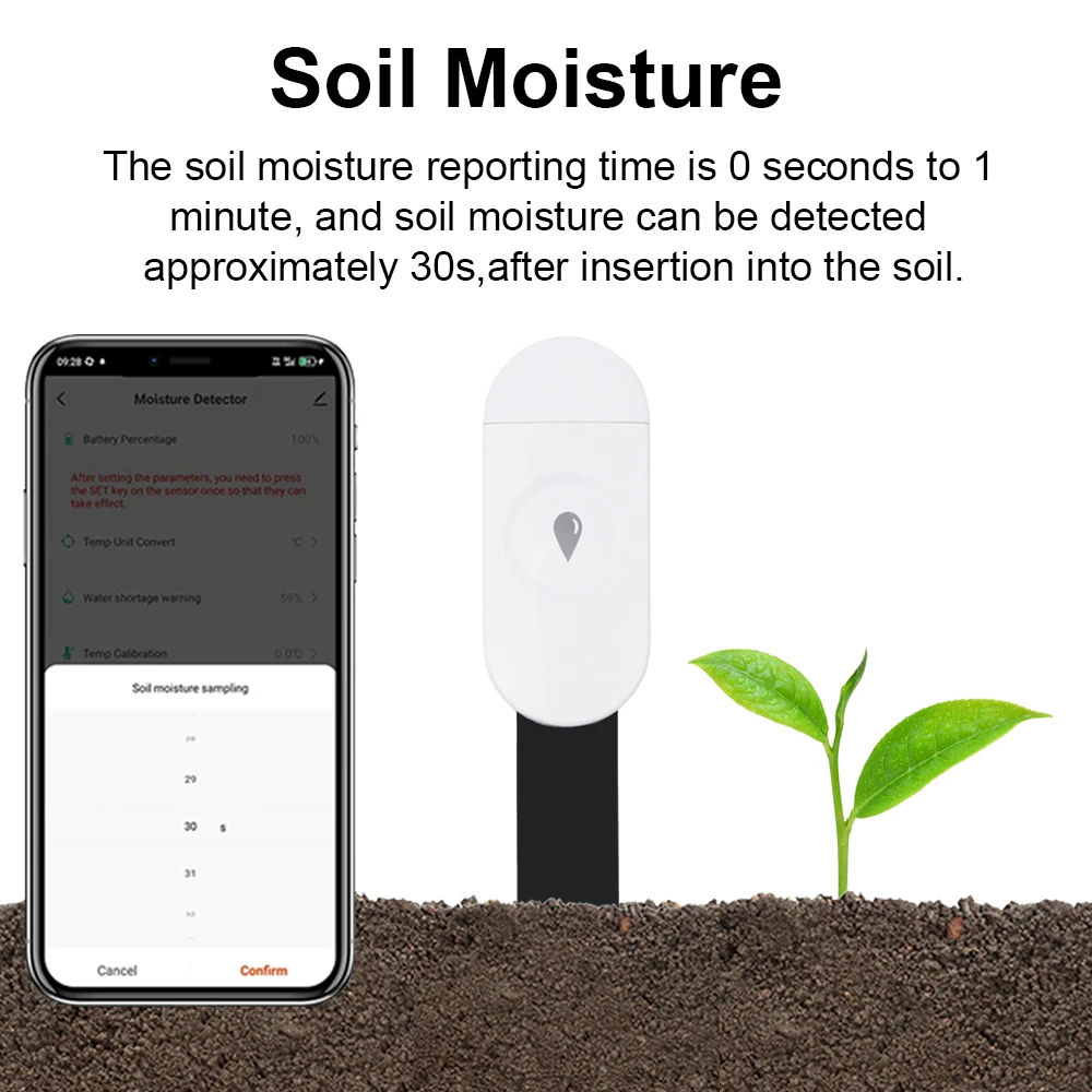 Tuya Zigbee 온도 습도 수분 감지기 스마트 토 - Smart Soil Sensor 리뷰 및 가격
