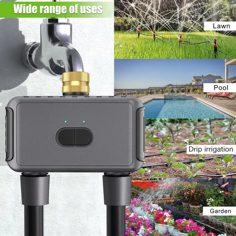 WAP01 WiFi 앱 제어 듀얼 호스 워터 타이머 스 - Smart Garden Timer 리뷰 및 가격