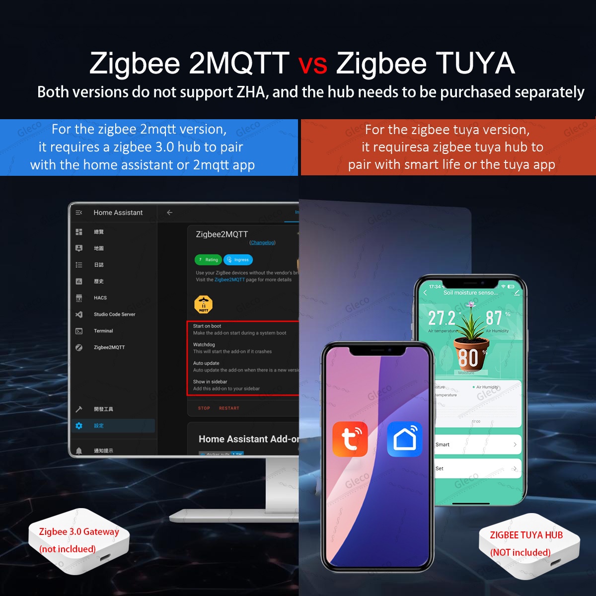Zigbee 토양 수분 센서 미터 온도 습도 비옥도 광 - Smart Soil Sensor 리뷰 및 가격