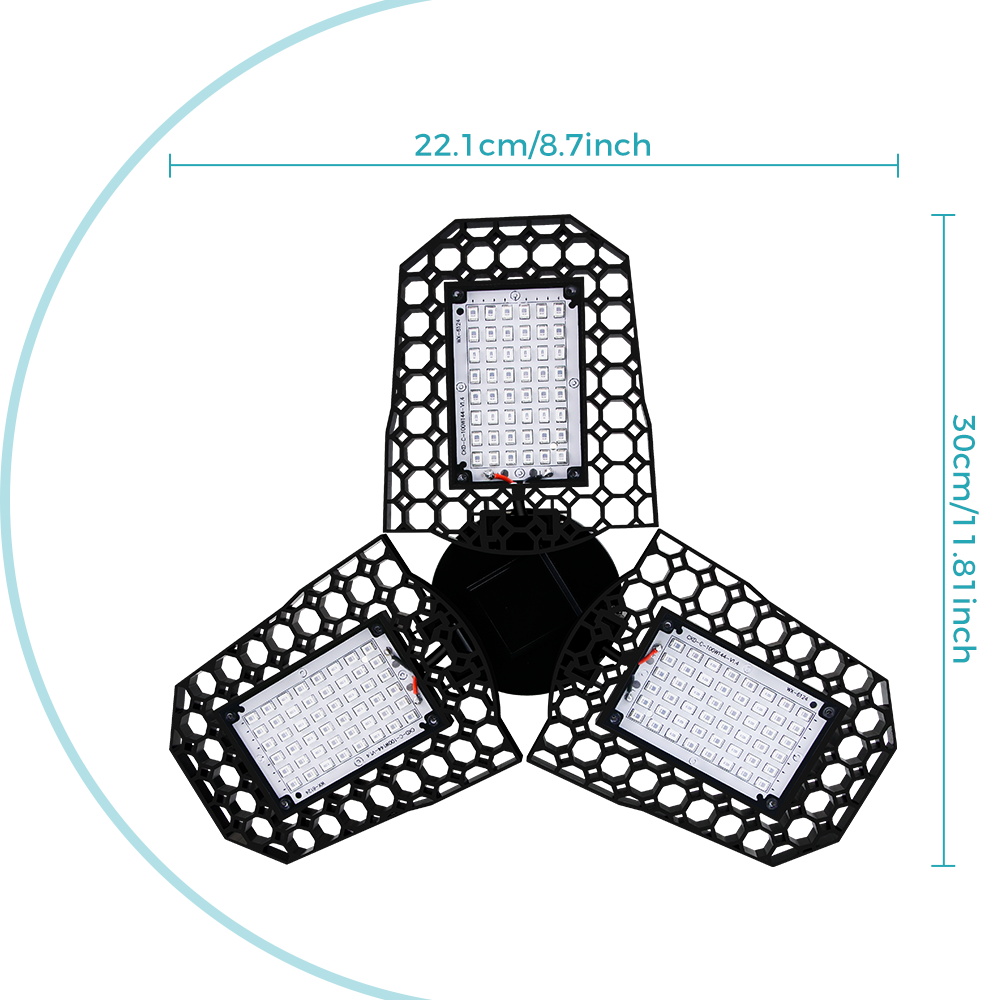 LED 식물 성장등 200W 변형 가능한 수경재배 성장 - Plant Grow Light Full Spectrum 리뷰 및 가격