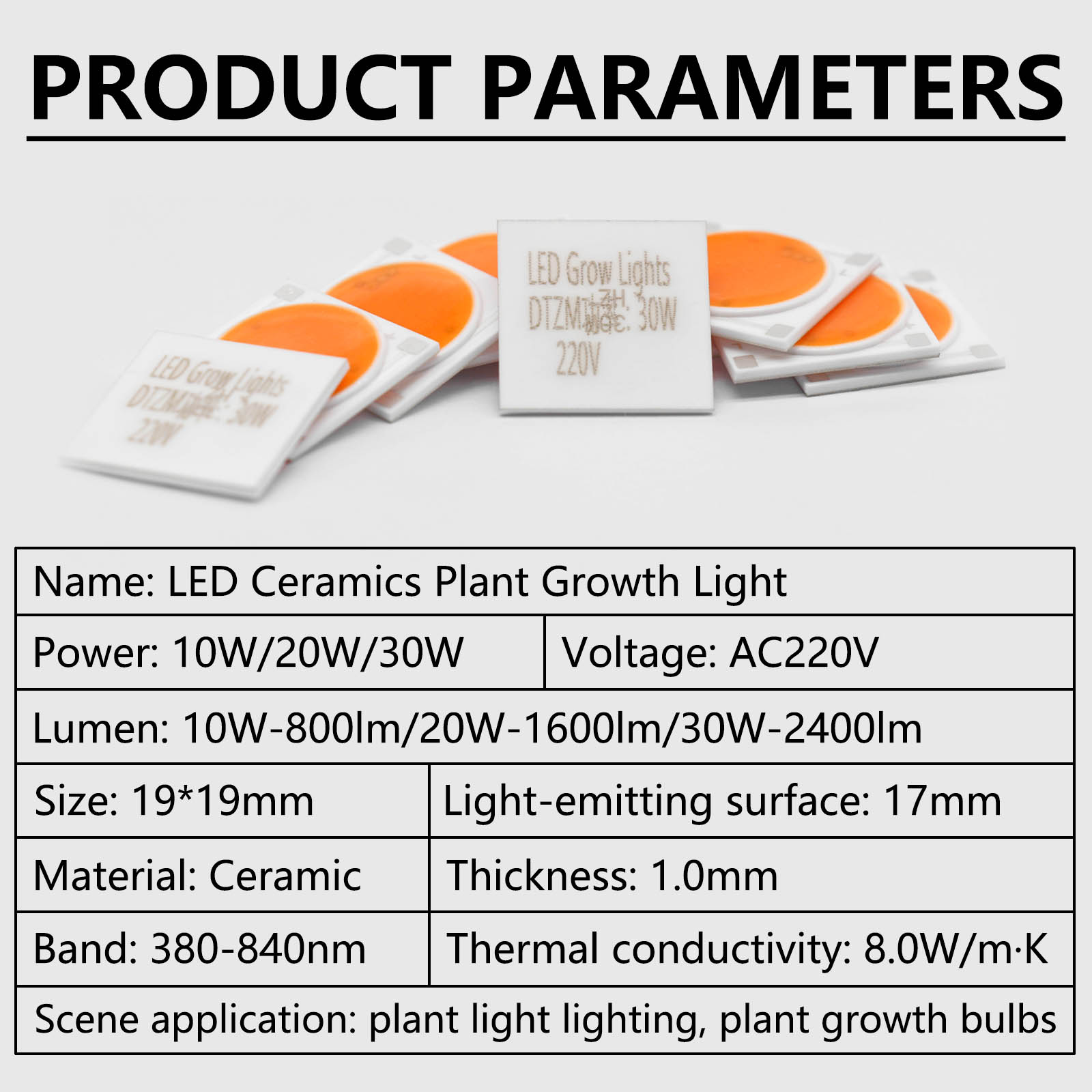 세라믹 베이스 LED COB 칩 풀 스펙트럼 전구, 식 - Plant Grow Light Full Spectrum 리뷰 및 가격