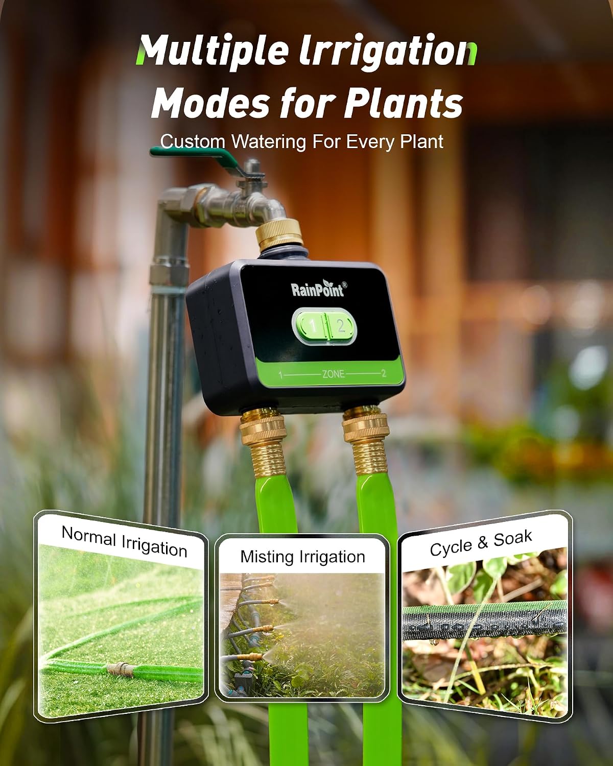 2구역 스마트 와이파이 정원용 호스 타이머 (황동 커넥 - Smart Garden Timer 리뷰 및 가격