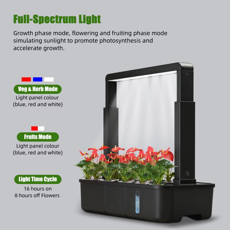 실내 LED 15개 튜브 수경재배 스마트 가든 시스템으 - Smart Garden Youtube 리뷰 및 가격