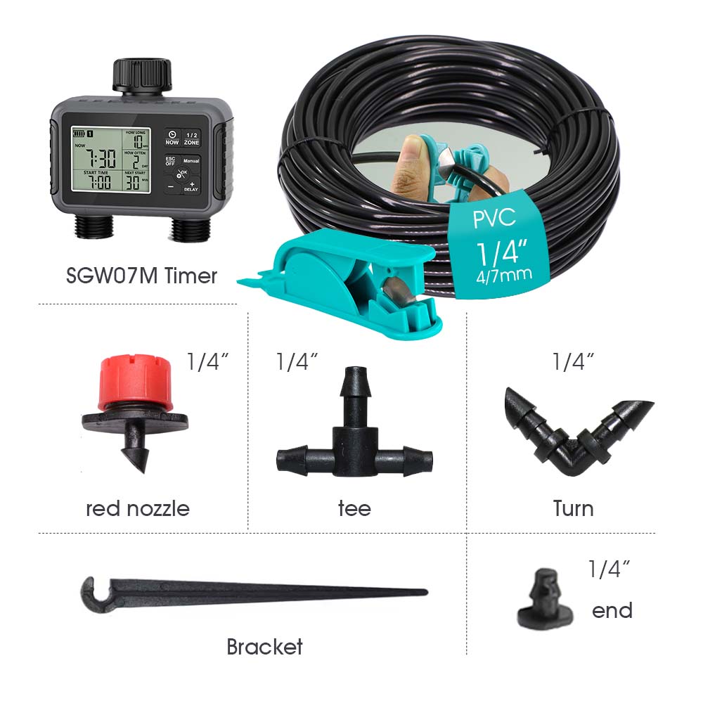 듀얼 존 독립형 디스플레이 LCD 정원 급수 타이머 자 - Smart Garden Timer 리뷰 및 가격