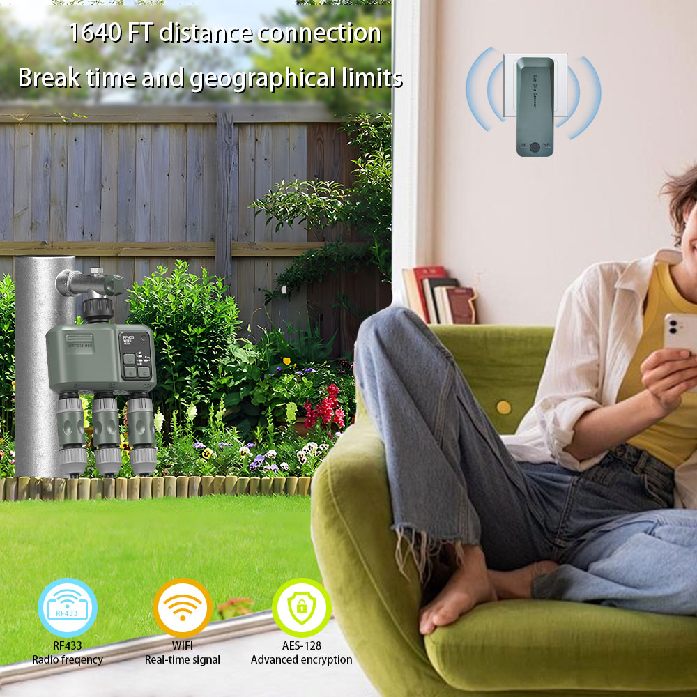 Tuya Wifi+RF433 3구 워터 타이머 정원용  - Smart Garden Timer 리뷰 및 가격