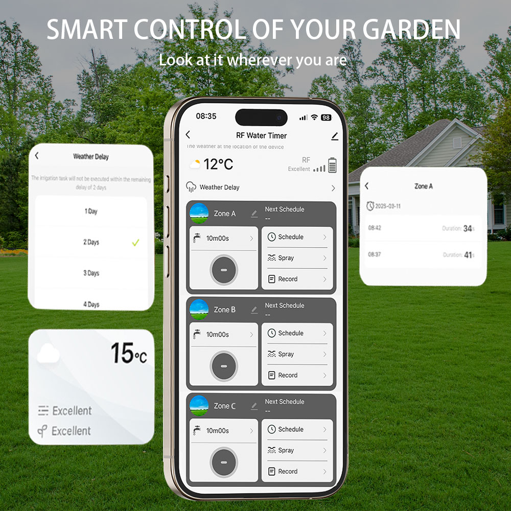 Tuya Wifi+RF433 3구 워터 타이머 정원용  - Smart Garden Timer 리뷰 및 가격