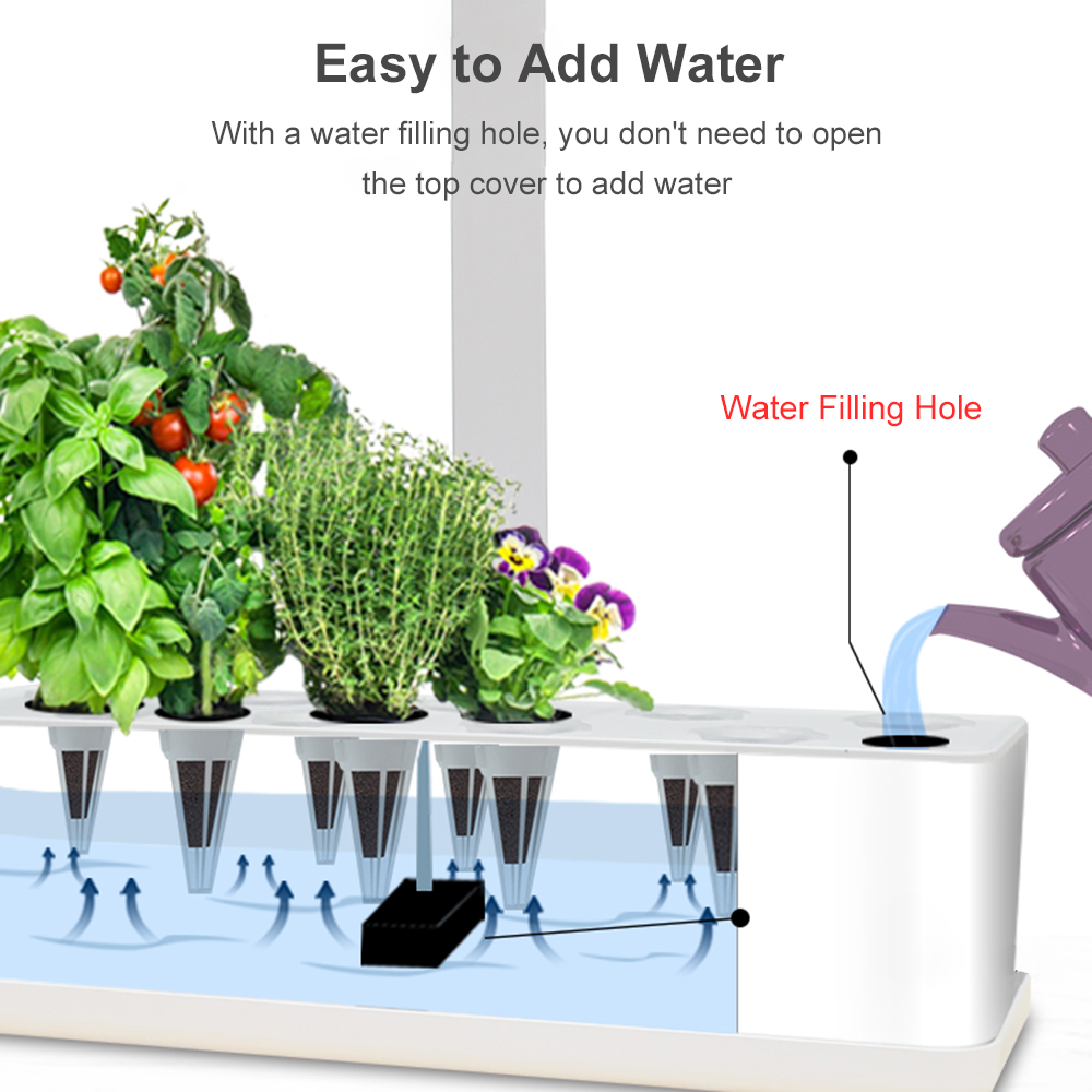 스마트 수경 재배 시스템 실내 정원 키트, 높이 조절  - Smart Garden Click And Grow 리뷰 및 가격
